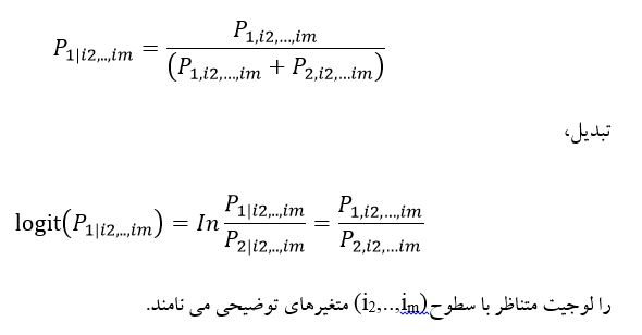 رگرسیون لجستیک در spss