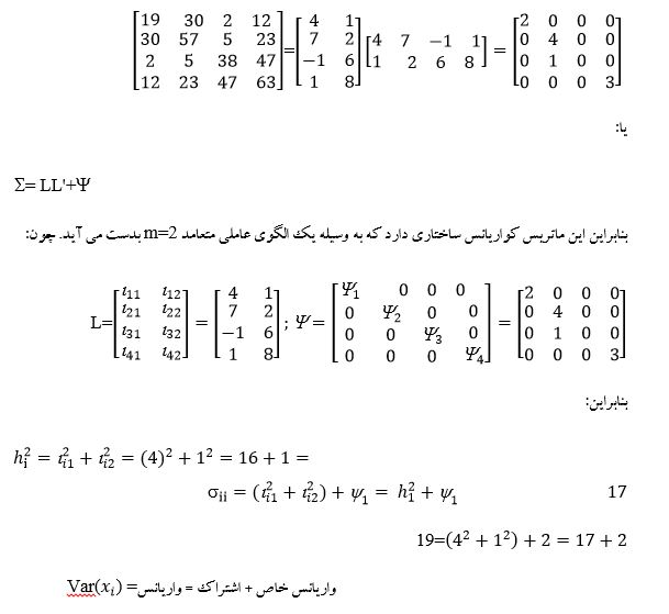 
مدل تحلیل عاملی متعامد در spss
