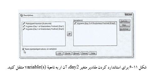 استفاده از مقادیر z شناسایی داده های پرت در spss